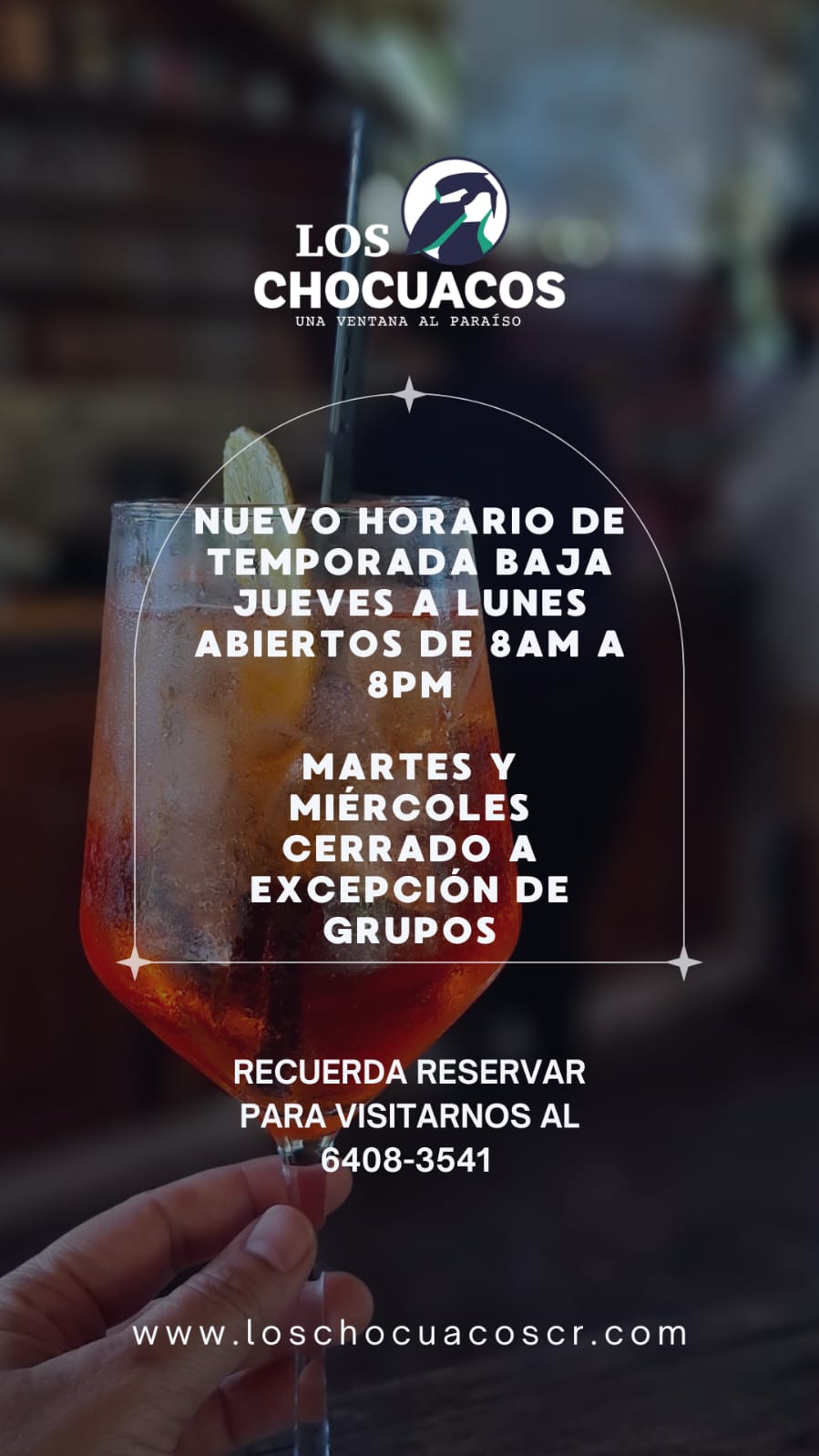 Horario Los Chocuacos